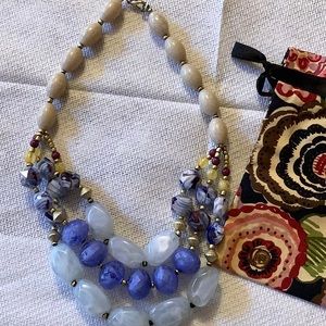 Anthropology statement necklace